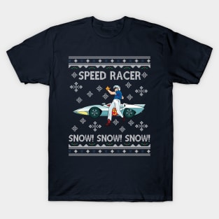 Speed Racer Go Snow Christmas T-Shirt